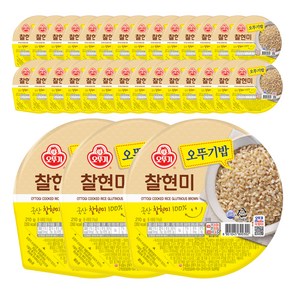 오뚜기 오뚜기밥 찰현미, 210g, 36개