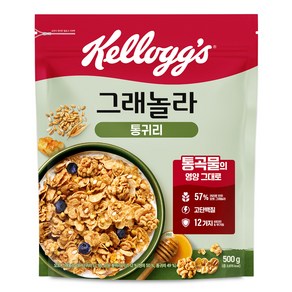 켈로그 통귀리 그래놀라 시리얼, 500g, 1개