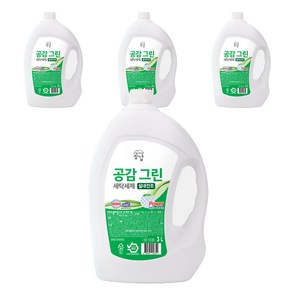 공감 그린 실내건조 세탁세제 본품, 3L, 4개