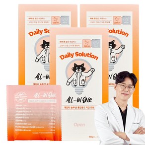 닥터펠리스 고양이 데일리 솔루션트릿 올인원 영양제, 15회분, 종합영양제, 2개