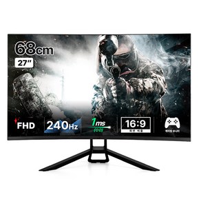 지마스타 FHD 1500R 리얼 240 HDR 게이밍 모니터, 68cm, JG271C6771C(무결점)