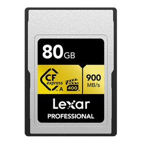 렉사 Pofessional CFexpess Type A 메모리카드 LCAGOLD080G-RNENG, 80GB, 1개