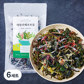 데일리 해초모듬 해초 50g + 레몬갈릭소스 30g + 비빔양념장 50g 세트, 6세트