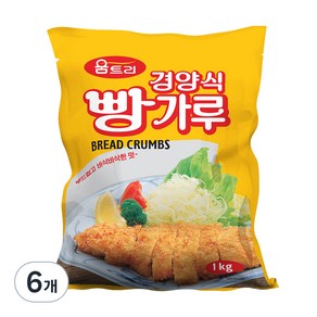 움트리 경양식 빵가루, 1kg, 6개