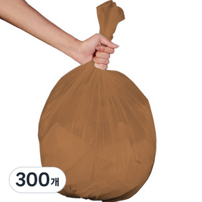 스완 주방 쓰레기봉투 90 x 110 cm 브라운, 100L, 300개