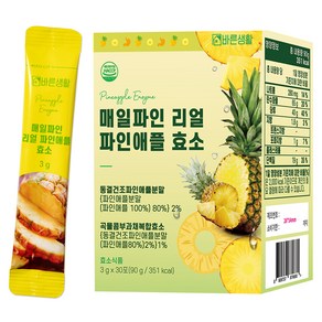 바른생활 매일파인 리얼 파인애플 효소, 90g, 1개