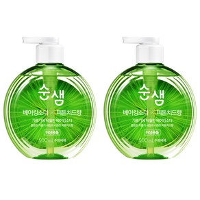 순샘 베이킹소다 피톤치드 주방세제, 500ml, 2개