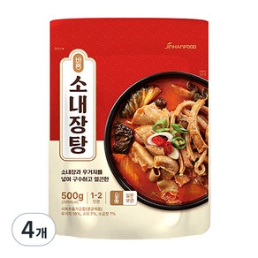 바른 소내장탕, 500g, 4개