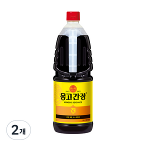 몽고식품 마산 몽고 진간장, 1.8L, 2개