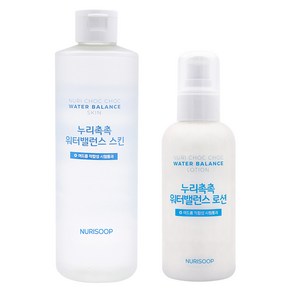 누리숲 누리촉촉 워터밸런스 스킨 대용량 320ml + 로션 160ml