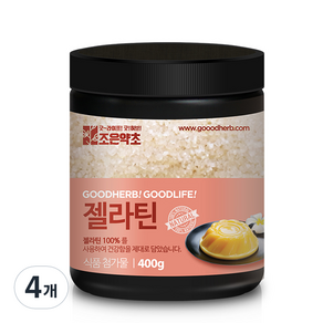 조은약초 젤라틴, 400g, 4개