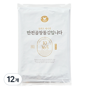 만전김 만전 곱창 돌김 입니다 무가미, 16g, 12개