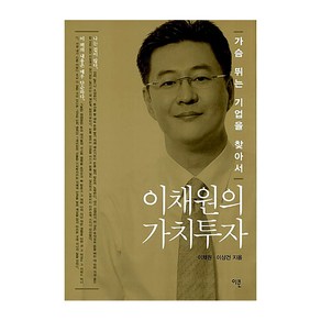 이채원의 가치투자, 이콘, 이채원, 이상건