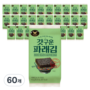 만전김 갓구운 파래김, 135g, 2개