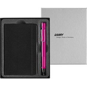 LAMY 사파리 샤프 + 노트 기프트 세트, 핑크, 1세트