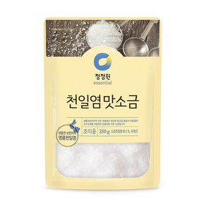 청정원 천일염 맛소금, 250g, 2개