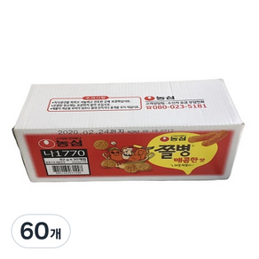쫄병스낵 매콤한 맛, 82g, 60개