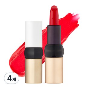 더페이스샵 fmgt 뉴 볼드 쉬어글로우 립스틱, 08 에너제틱, 3.5g, 4개