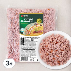 스모크햄 쵸핑, 1000g, 3개