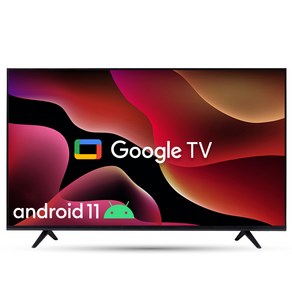 와이드뷰 FHD LED 안드로이드11 구글 TV, 109cm(43인치), EKW43FA11, 스탠드형, 고객직접설치