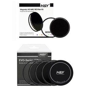 에이치앤와이 HD Evo IR ND8 / 64 / 1000 + RI ND500 77mm 마그네틱필터 세트, 1세트