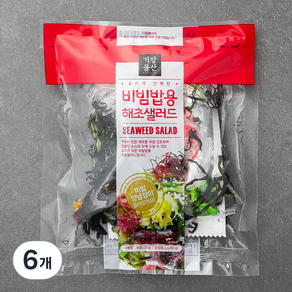 비빔밥용 해초샐러드, 10g, 6개