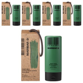 마르마르디 퍼퓸드 핸드 앤 바디로션 그린로즈향, 150ml, 5개