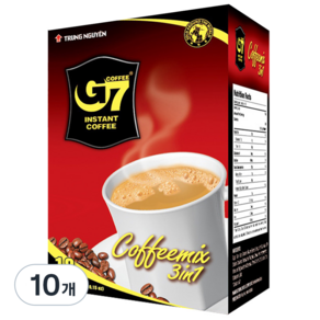 G7 3 in 1 커피믹스, 16g, 18개입, 10개