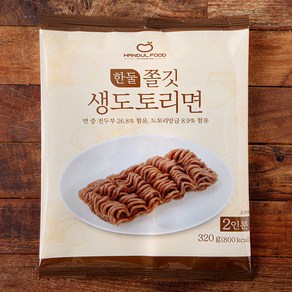 한둘푸드 쫄깃 생도토리면 2인분, 320g, 1개