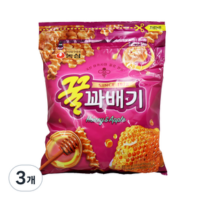 농심 꿀꽈배기, 300g, 3개