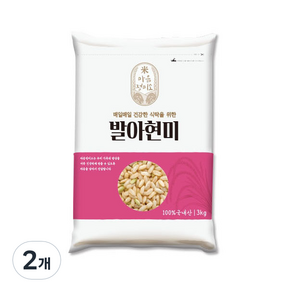 마음정미소 발아현미, 3kg, 2개