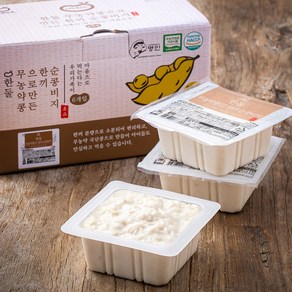 한둘 무농약콩으로 만든 한끼 순콩비지, 140g, 6개