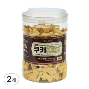 벨버드 반려견 황태 쿠키킹 비스켓, 황태 + 고구마 + 계란 + 우유 + 치즈 혼합맛, 600g, 2개