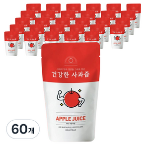 건강한 NFC 사과즙 30p, 60개, 100ml