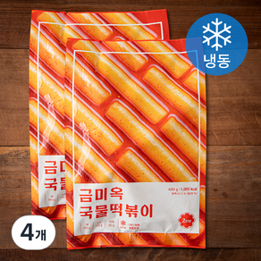 금미옥 국물떡볶이 (냉동), 480g, 4개