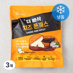 상신 더 빠삭 치즈 돈까스 2개입 (냉동), 320g, 3개