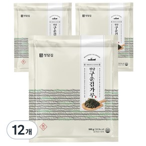 정담김 구운 김가루, 100g, 12개