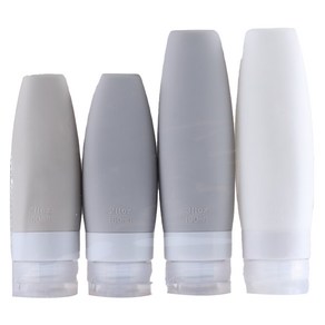 여행 다목적 실리콘 공병 60ml x 2종 + 90ml x 2종 세트, 혼합색상, 1세트