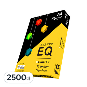 트리오텍 EQ 복사용지 85g, A4, 2500매