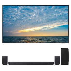 삼성전자 4K UHD Neo QLED 스마트 TV + 사운드바 세트, 189cm(75인치), KQ75QND83BFXKR, 벽걸이형 X HW-930D (사운드바), 방문설치