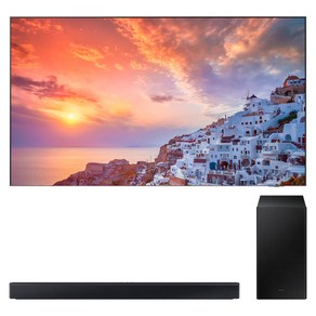 삼성전자 4K UHD Neo QLED TV + 사운드바 세트, 214cm(85인치), KQ85QND90AFXKR, 벽걸이형 X HW-C450 (사운드바), 방문설치