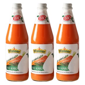 파너 유기농 착즙 당근주스, 3개, 500ml