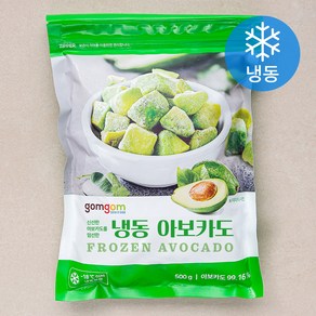 곰곰 냉동 아보카도, 500g, 1개