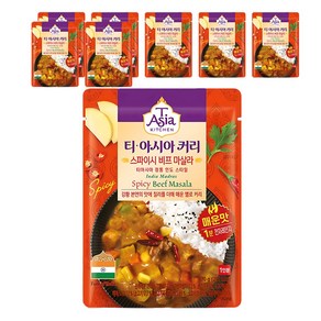 티아시아키친 스파이시 비프 마살라 커리, 170g, 8개