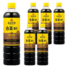 몽고간장 송표 골드, 900ml, 6개