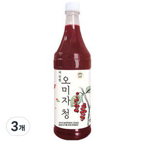 조은약초 더 진한 오미자청, 900ml, 1개입, 3개