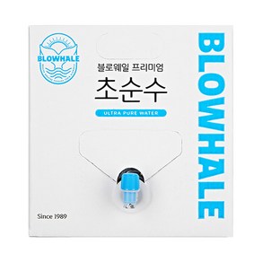 블로웨일 초순수 정제수 파우치 타입, 10L, 1개