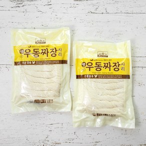 냉장_칠갑농산 생 우동 짜장사리 전문점용 8인분, 1.5kg, 2개