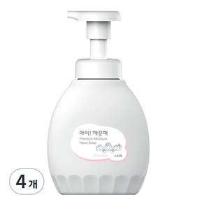 아이깨끗해 프리미엄 모이스처 폼 핸드솝 퓨어 로즈, 450ml, 4개