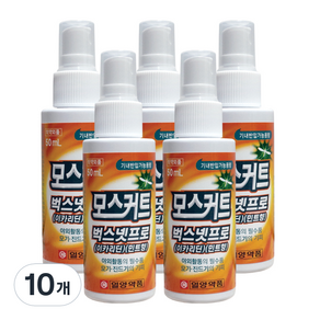 일양약품 모스커트 모기 기피제, 50ml, 10개